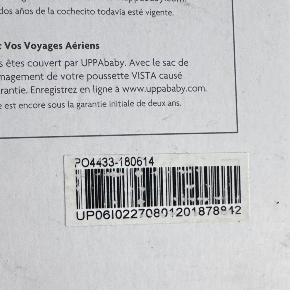 Uppababy Vista Travelsafe Travel Bag BRAND New in box - Picture 6 of 6